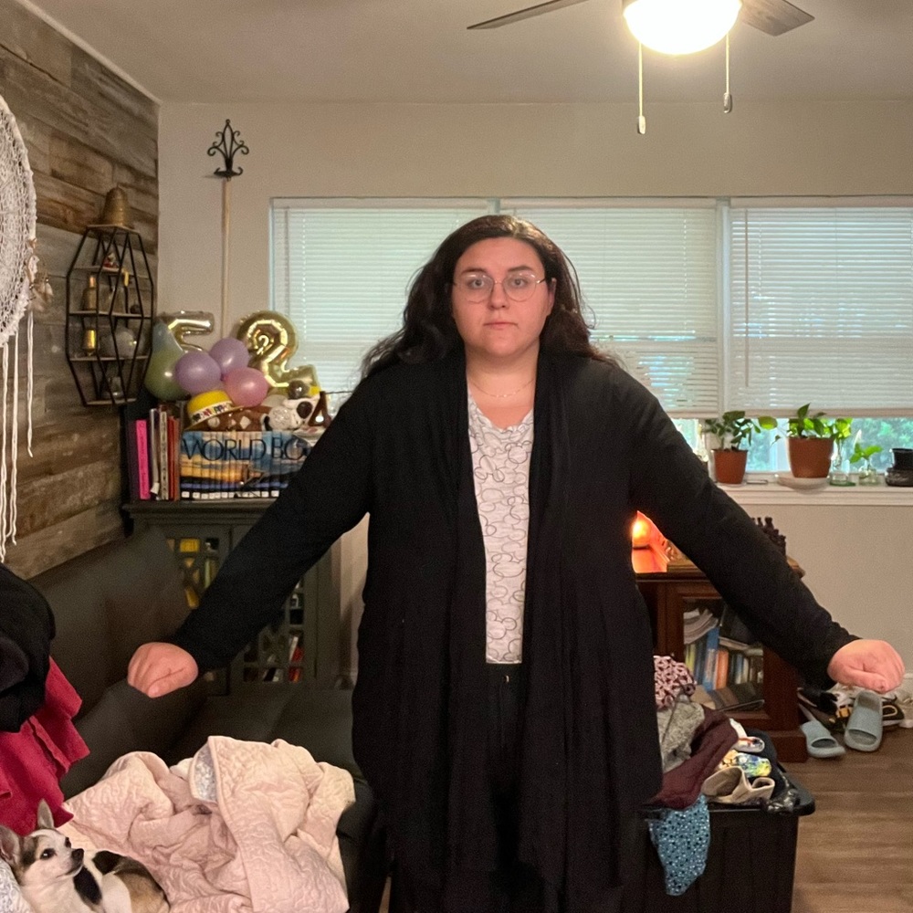 Black cardigan Plus Size